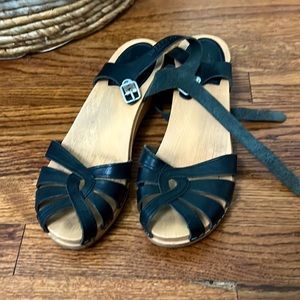 Swedish Hasbeens Cross-strap Debutant sandals